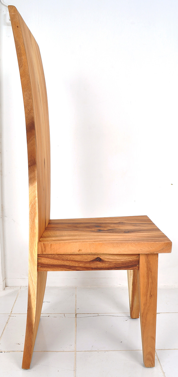 Solid Suar wooden chair with no lamination